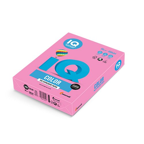 M&#225;sol&#243;pap&#237;r A/4 80g IQ COLOR 500&#237;v neonpink