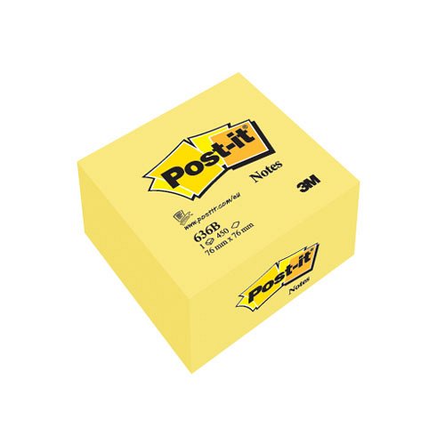 Post-it&#174; 636B 76x76mm 450lap pasztells&#225;rga