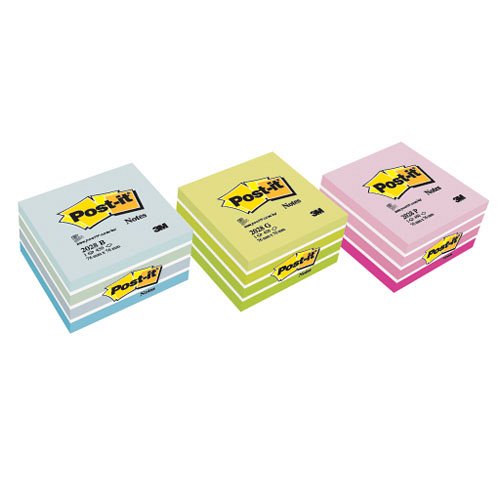 Post-it&#174; 2028P 76x76mm 450lap pasztelpink 636C