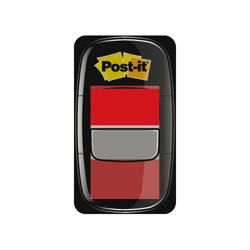 Post-it&#174; Index 680 25,4x43,2mm 50c&#237;mke piros