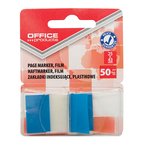 &#214;ntapad&#243;s oldaljel&#246;lő PP OFFICE PRODUCTS 25x43mm 50 c&#237;mke k&#233;k