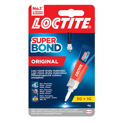 Pillanatragaszt&#243; Loctite Super Bond Original 4g