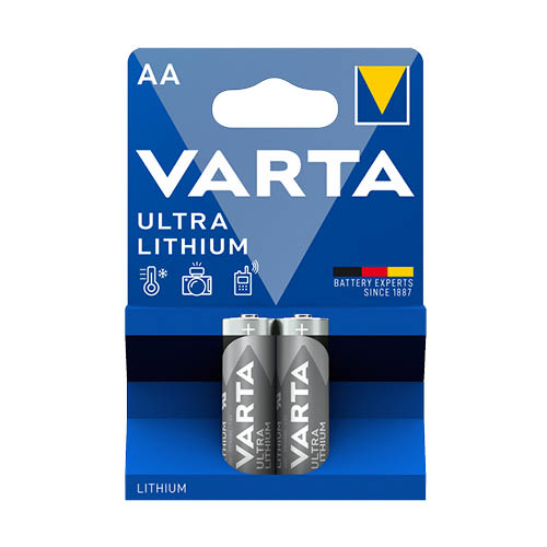 Elem ceruza LR6 AA 1,5V VARTA Professional L&#237;thium 2db-os csomag