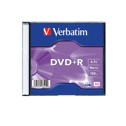 DVD-R Verbatim 4,7GB 16x v&#233;kony tokban 43547