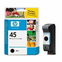 HP tintapatron 51645AE No.45 fekete 833 old.