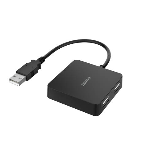 USB Eloszt&#243; HUB HAMA USB 2.0 BUSPOWERED 1:4, V2