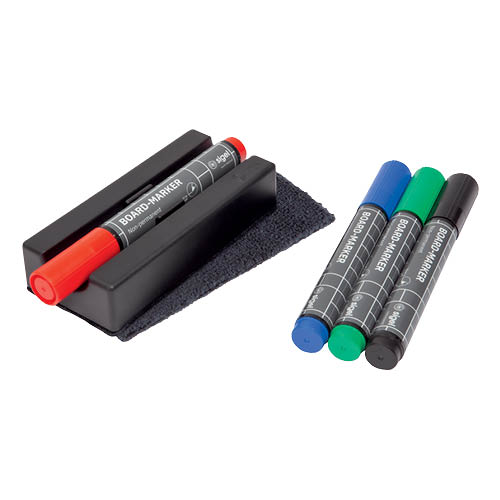 T&#225;blat&#246;rlő tolltart&#243;val &#233;s 4 t&#225;blamarkerrel m&#225;gneses SIGEL BA151