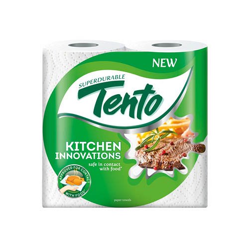 Pap&#237;rt&#246;rlő TENTO Kitchen 3 r&#233;tegű 2 tekercses csomag