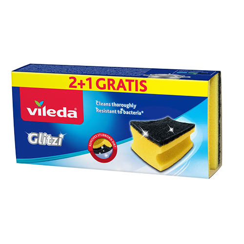 S&#250;rol&#243;szivacs VILEDA Glitzi Krist&#225;ly  2+1db