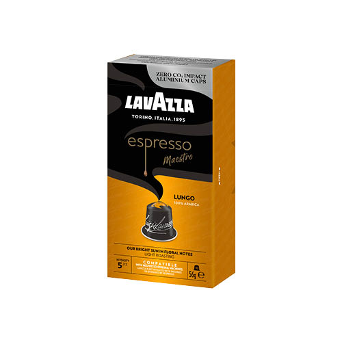 K&#225;v&#233;kapszula Nespresso kompatibilis Lavazza Lungo 10x5.6g alu