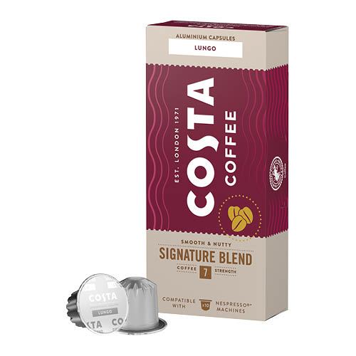 K&#225;v&#233;kapszula Nespresso kompatibilis Costa Coffee Signature Blend Lungo 10 x 5,7g