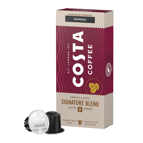 K&#225;v&#233;kapszula Nespresso kompatibilis Costa Coffee Signature Blend Espresso 10 x 5,7g