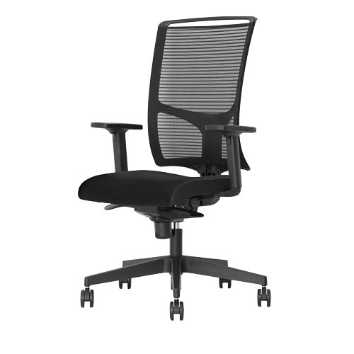 Forg&#243;sz&#233;k irodai VOSTO SWIVEL CHAIR MESH h&#225;l&#243;s karf&#225;val fekete fekete