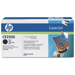 HP l&#233;zertoner CE250X No.504X fekete 10500 old.