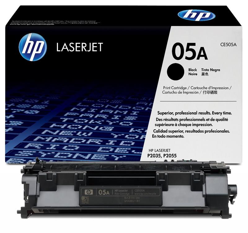 HP l&#233;zertoner CE505A No.05A fekete 2300 old.