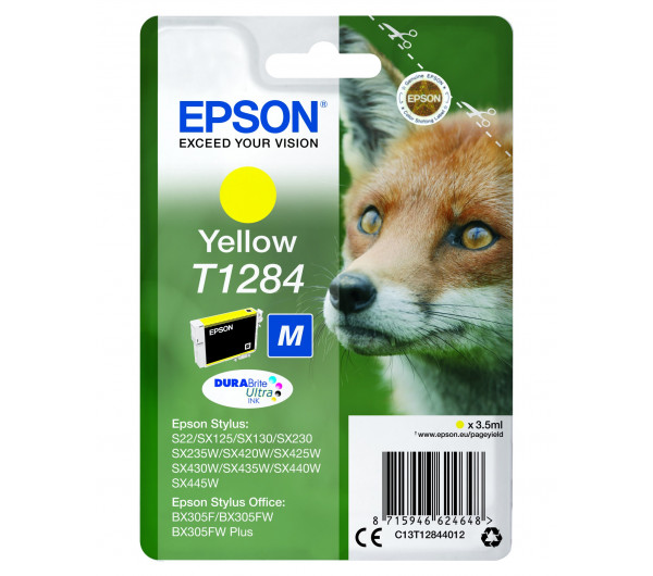 Epson tintapatron T128440 s&#225;rga