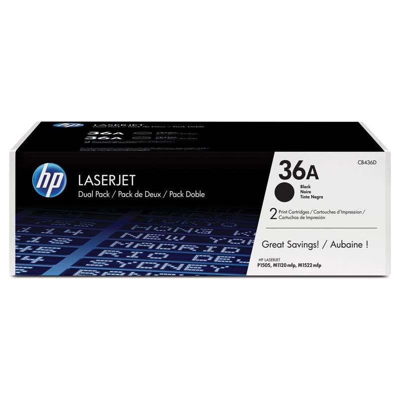 HP l&#233;zertoner CB436AD No.36AD fekete 2x2000 old.