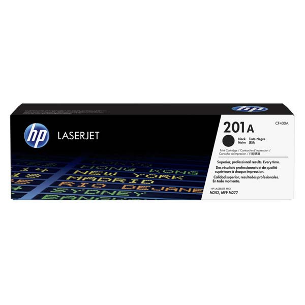 HP l&#233;zertoner CF400A No.201A fekete 1500 old.