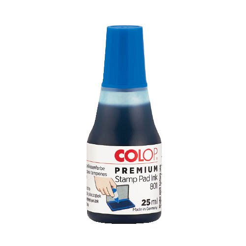 Bélyegzőfesték Colop 801 Premium 25 ml kék