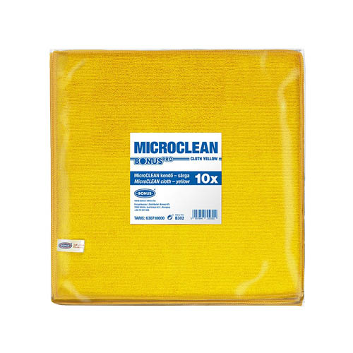 Törlőkendő BONUS PRO MicroCLEAN sárga