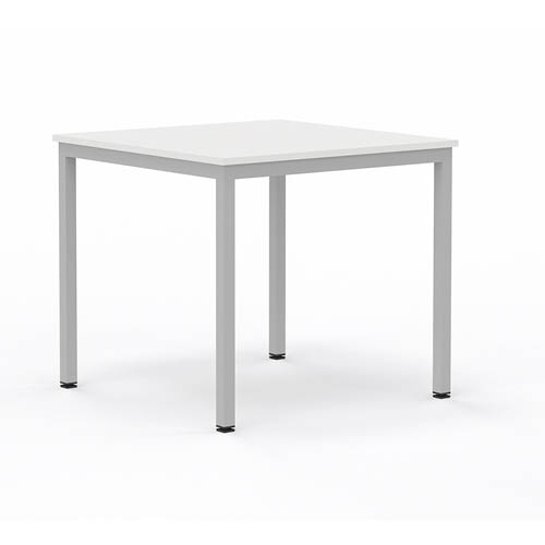 Íróasztal I-lábbal SIMPLE 80 x 80 x 72 cm fekete