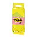 Post-it® 6812 neon jegyzettömb csomag 51 × 38 mm, 3 x 100 lap