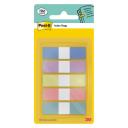 Post-it Index 683-5PASTEL oldaljelölő 11,9x43,2mm5x20lap 5 áttetsző pasztell szín