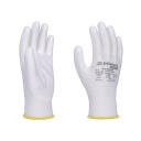 Kesztyű kötött-mártott 8-as méret fehér