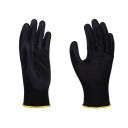 Kesztyű kötött-mártott 8-as méret fekete