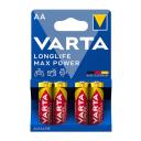 Elem ceruza LR6 AA 1,5V VARTA Longlife Max Power alkáli  4db-os csomag