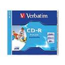 CD-R Verbatim 700MB 52x nyomtatható AZO 43325