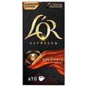 Kávékapszula Nespresso kompatibilis L'OR Colombia kapszula 10db