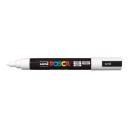 Dekormarker UNI POSCA PC-5M 1,8-2,5mm kúpos hegy fehér