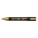 Dekormarker UNI POSCA PC-5M 1,8-2,5mm kúpos hegy arany
